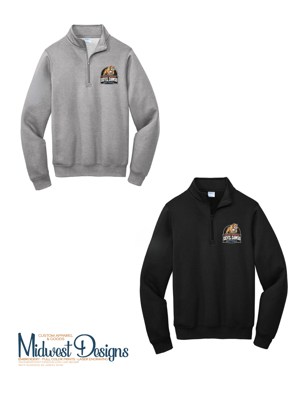 LHDD 1/4 Zip Sweatshirt