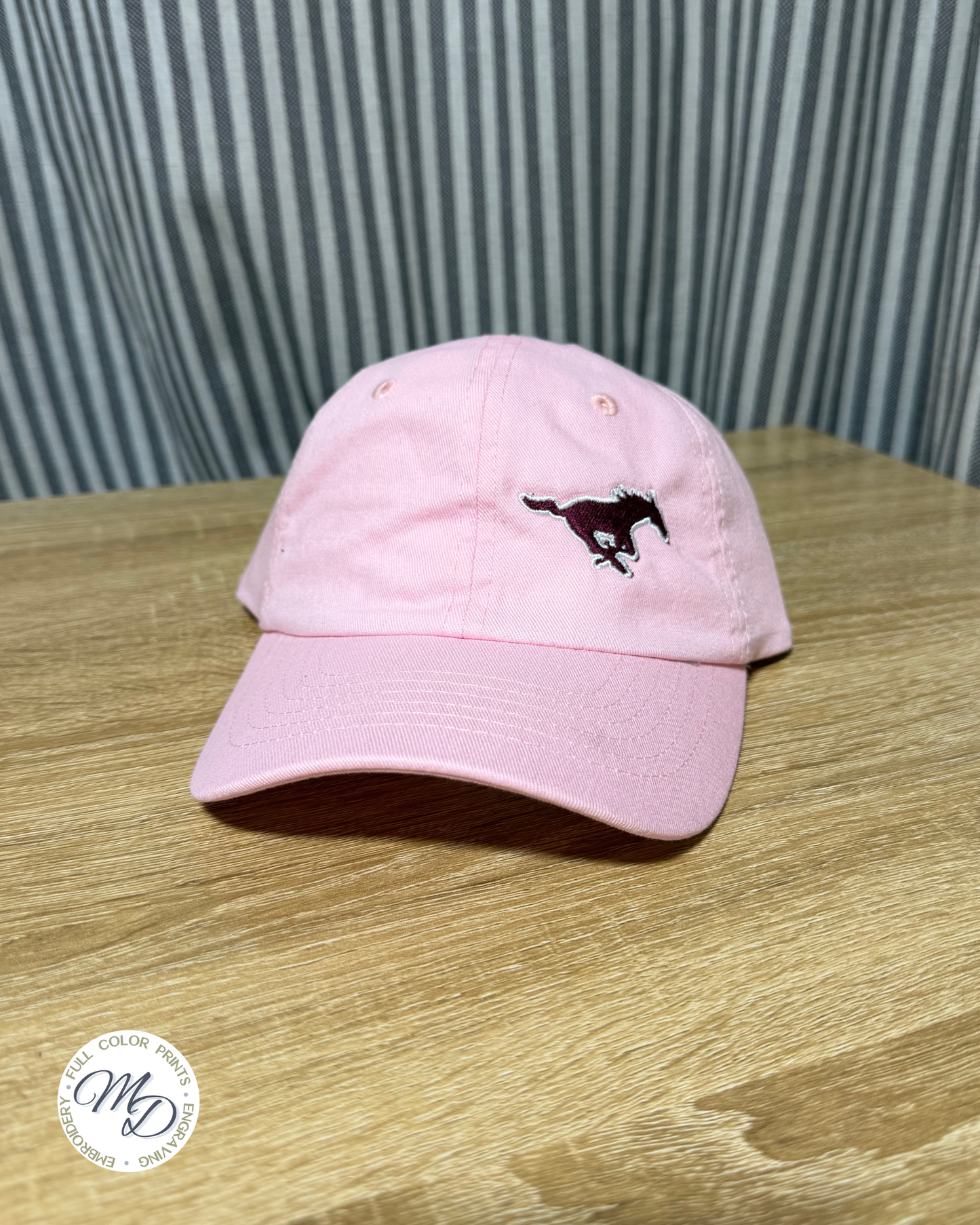 MV Mustang Canvas Hat - Pink