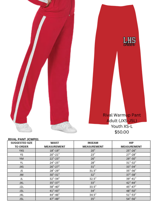 LHS Cheer Pants
